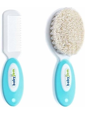 Beta Moda Hub  doğal Kıl Fırça Tarak Seti 519 Mavi