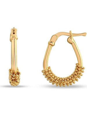 Şehrin Kuyumcusu Altın Tasarım Küpe