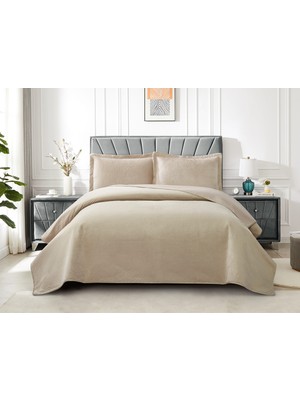 Istanbul Çift Kişilik Yatak Örtüsü - Bej