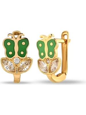 Şehrin Kuyumcusu Altın Çocuk Küpesi