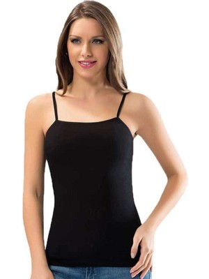 İlk El Grup Ieg™ Kota Bayan Ip Askılı Siyah Atlet 6091