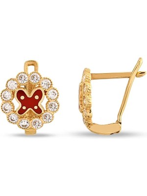 Şehrin Kuyumcusu Altın Çocuk Küpesi