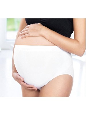 Sema Baby Beli Dantelli Hamile Külodu Beyaz Large