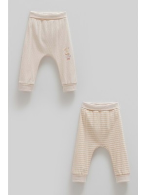 Caramell All Tıme Boy Ikili Bebek Pantolon - Bej - 86-92 cm Bej