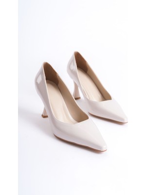 Zerenyus Cordelia Premium Bej Rugan Stiletto 7 cm