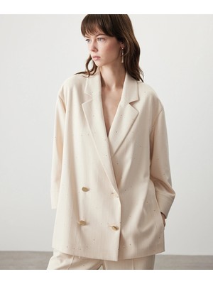 Miss İpekyol Payetli Kruvaze Ceket IS1260005047003