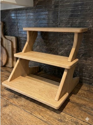 Lüx Baharatlık Stant, Modern Stand, Fuar Standı, 3 Raflı Tezgah Üstü Raf