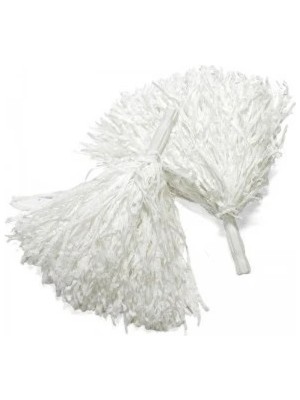 K-Yonlineticaret Beyaz Renk Gösteri Ponponu Çift