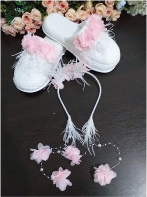 İrembaby Lohusa Terlik ve Taç Tüylü Incili – Lohusa Seti – Lohusa Seti – Lohusa Seti