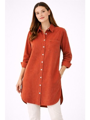 Kayra Fermuar ve Cep Detaylı Tunik 21139