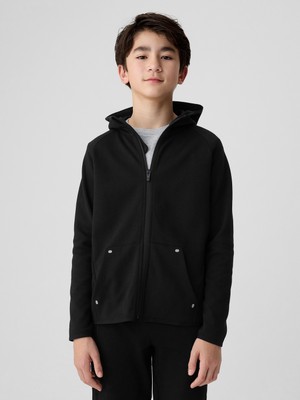 Gap Erkek Çocuk Siyah GapFit Kapüşonlu Sweatshirt