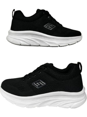 Parley Kadın Siyah Ultra Hafif Günlük Ortopedik Taban Spor Ayakkabı