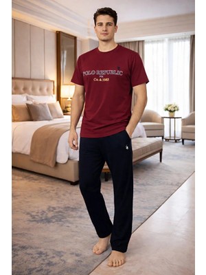 Polo Republica Kısa Kol Erkek Pijama Takım 3402