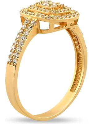 Şehrin Kuyumcusu Altın Baget Yüzük