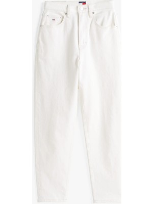 Tommy Hilfiger Kadın Krem Tommy Hilfiger Mom Jean Uh Tpr Bı4, 1ce Krem Kadın Jean Pantolon