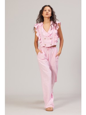 Avrile Bağcıklı Pantolon