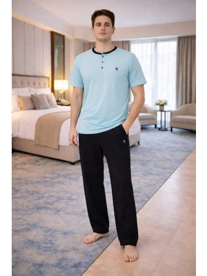 Polo Republica Kısa Kol Erkek Pijama Takım 3404