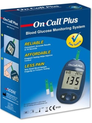 On Call Plus Şeker Ölçüm Cihazı-Mavi
