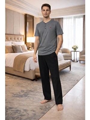 Polo Republica Kısa Kol Erkek Pijama Takım 3421