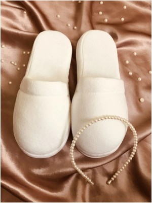 İrembaby Kadın Incili Lohusa Taç Terlik Seti – Lohusa Seti – Lohusa Seti