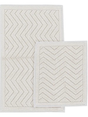 Elsim Home Zigzag Paspas Seti Krem