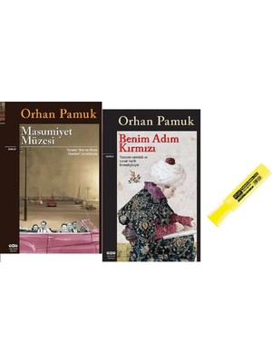 Yapı Kredi Yayınları Masumiyet Müzesi + Benim Adım Kırmızı / 2 Kitap Set (Kalem Hd)