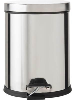 Mudo Home 5LT PEDALLI ÇÖP KOVASI INOX