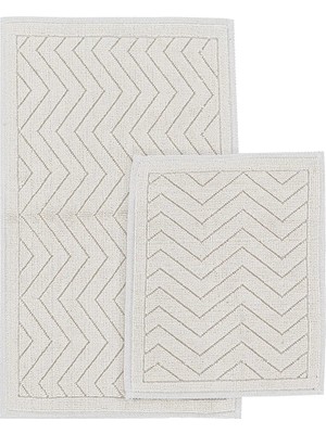 Elsim Home Zigzag Paspas Seti Vizon