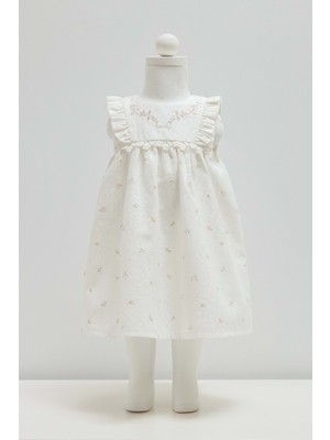 Caramell Mını Lady Keten Jile - Ekru - 74-80 cm Ekru