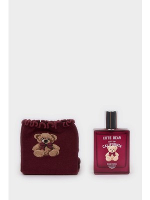 DeFacto Kadın Ayıcıklı Uzun Çorap Parfüm Seti H2961AXNS