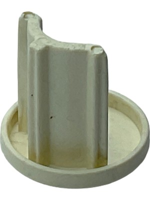 MorPerde Stor Perde Büyük Yuvarlak Krem Etek Çıta Tıpası