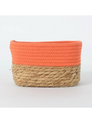 Belirtilmemiş Renkli Hasır Sepet M