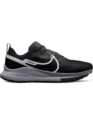 Nike React Pegasus Trail 4 Erkek Siyah Beyaz Arazi Yürüyüş Koşu Ayakkabısı