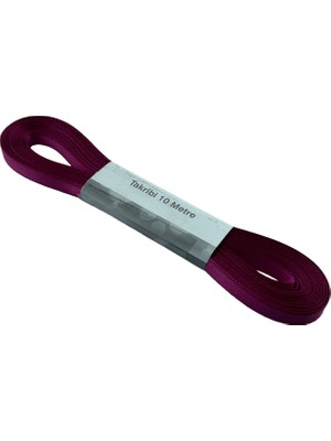 MorPerde Katlamalı Perde Kurdele (5mm) Vişne Çürüğü