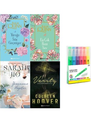 Epsilon Yayınevi Bridgerton Serisi 1-2 +Yaşanmamış Hayatlar + Verity / 4 Kitap Set (Kalem Set Hd)