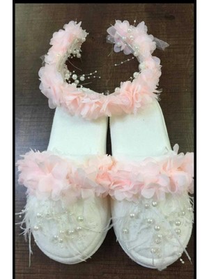 İrembaby Somon Lohusa Terlik Taç Seti