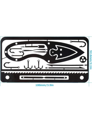 K-Yonlineticaret Çok Fonksiyonlu Hayatta Kalma Balıkçı Kiti