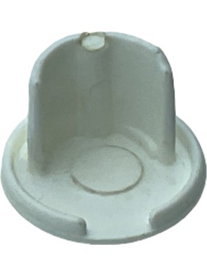 MorPerde Stor Perde Küçük Yuvarlak Etek Çıta Tıpası (Beyaz/krem)