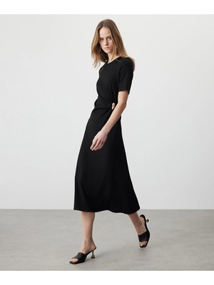 Miss İpekyol Metal tokalı penye elbise IS1260002162001