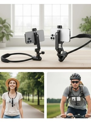 Mulvxkrg KRG02 Hızlı Tak Çıkar Özellikli Boyun Askılı Telefon Sabitleyici (Mulvix)