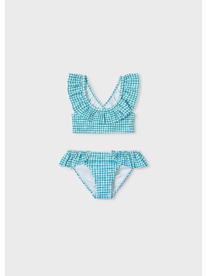 Mayoral Kız Çocuk Baskılı Fırfırlı Bikini Takımı 3734