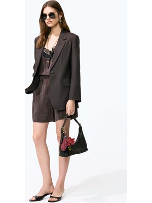 ROMAN Pilli Şort Kahve YY012608_005