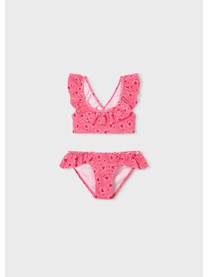 Mayoral Kız Çocuk Baskılı Fırfırlı Bikini Takımı 3734