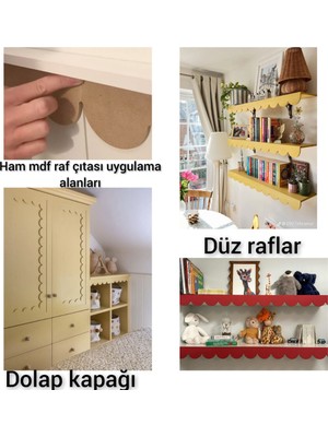 Meta Design Dekoratif Ham Raf Çıtası