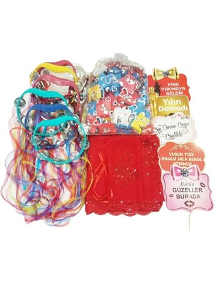 Evsay Kına Gecesi Kına Malzemeleri Mini Kına Seti Tef Allık Kına Pankar