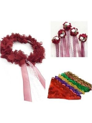 Evsay Nedime Tacı, Nedime Bilekliğ, Halay Mendili Kına Seti 20 Parça