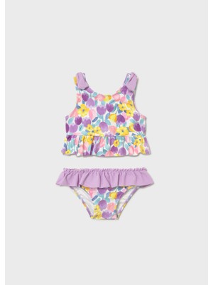 Mayoral Kız Bebek Desenli 2'li Mayo Takım 1655