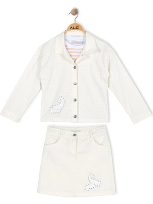 Alg KIZ ÇOCUK TAŞ VE NAKIŞ DETAYLI BAYRAMLIK 3'LÜ TAKIM