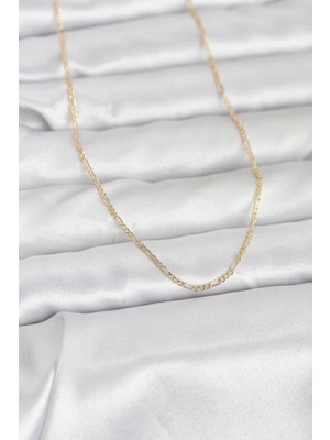 cm 14K Gold Renk 60 cm Zincirli Kadın Kolye