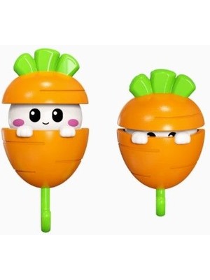 Mulvxurg  URG02 Havuç Tasarımlı Otomatik Açılan Yapışkanlı Askı (Mulvix)